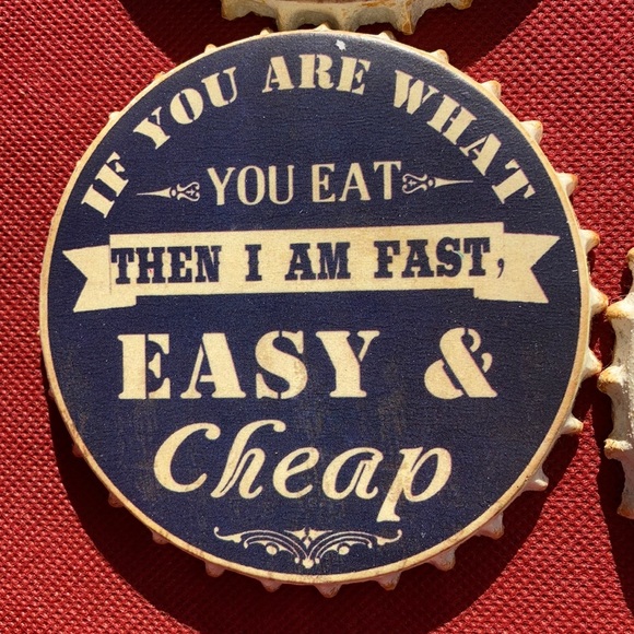 ⚜️Funny Bottle Cap Shape Drink Coaster Set! - Picture 2 of 6